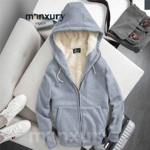 Áo khoác Hoodie nam nữ phong cách thời trang thể thao Áo khoác nỉ lót lông cừu dày dặn ấm áp MANXURY