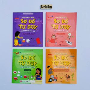 Sách cùng con học hiểu Sơ đồ tư duy - Phát triển IQ - EQ - Sơ đồ ngoặc nhọn Sơ đồ đa luồng Sơ đồ vòng tròn - Đinh Tị