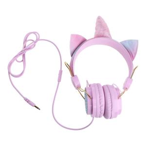 Tai nghe có dây cho Headphone Stereo học tập tai nghe Trọng lượng nhẹ trẻ em headphone với Bulit-in Microphone Tai nghe