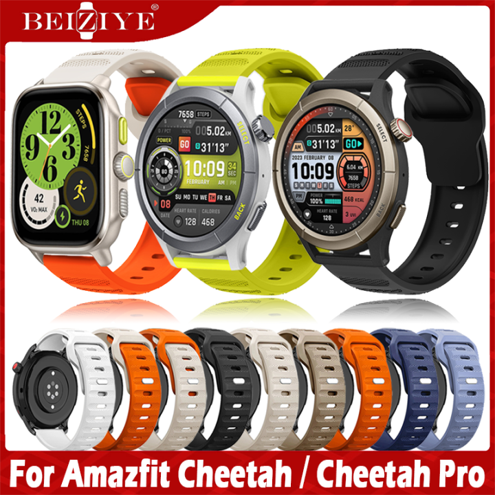 For amazfit Cheetah Pro strap For amazfit Cheetah Round Square strap Soft  Rubber Band Smart Watch Strap Sport Watchband smart watch band Replacement  - Main Image