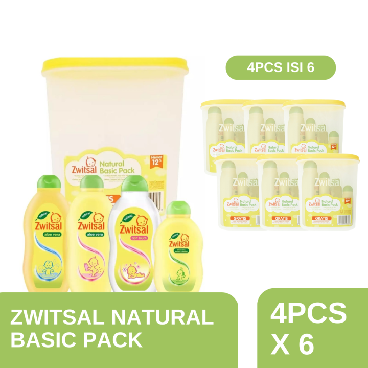 ZWITSAL NATURAL BASIC PACK Isi isi (1 Carton) Paket Perawatan