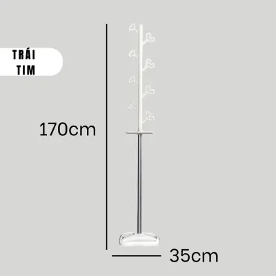 Cây Treo Đồ Phòng Khách Cây Treo Quần Áo Đứng Có Móc Hình Nhánh Cây Bằng Thép Không Gỉ Phong Cách Hàn Quốc SOI SOI