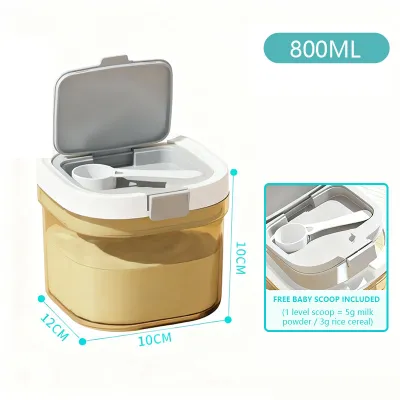 Phanqy 800ML&1800ML Baby Milk Powder Box Food Storage Powder Container Good Sealing For Portable