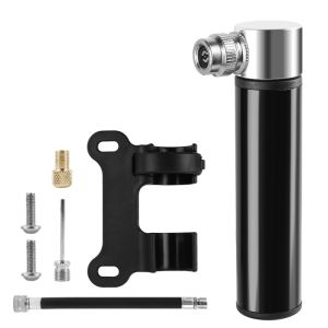WININ Mini Bơm xe đạp Hợp nhôm Van Schrader Presta Bơm hơi tay xe đạp Di động Bơm xe đạp đường