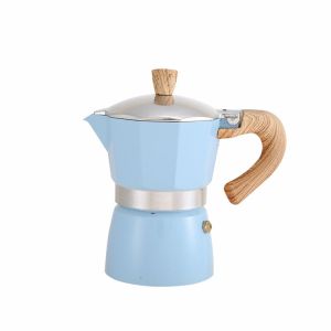 HJKL Cappuccino Ý Hướng dẫn sử dụng Cổ điển Điện Tay cầm bằng gỗ Máy pha Espresso Quán Cà Phê Phụ Kiện Dụng cụ pha chế Nồi Moka