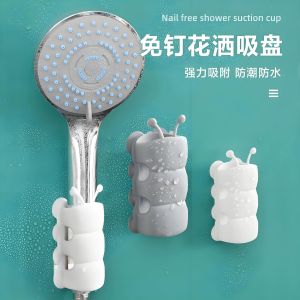 Caterpillar creative shower holder silicone shower holder removable shower rack