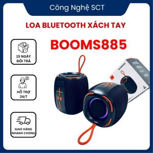 ( SALE 50% ) Loa Bluetooth Mini BOOMS885 Không Dây Âm Thanh Sống Động Hỗ Trợ USB/TF Dễ Mang Theo