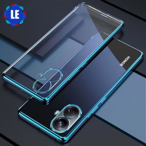 Casing For Realme 10 Pro 5G / Realme 10 Pro Plus 5G Luxury Electroplating Transparent Soft TPU Phone Case Clear Mobile Phone Case