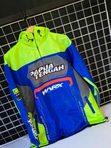 JAKET RACING TASLAN WATERPROOF CUSTOM SESUAI PERMINTAAN