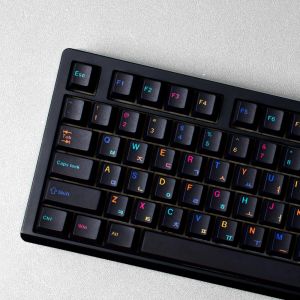Underground World Pbt Keycaps Cherry Profile Korean Russian German Spanish Arabic French Big Set Key Caps For Mx Switches