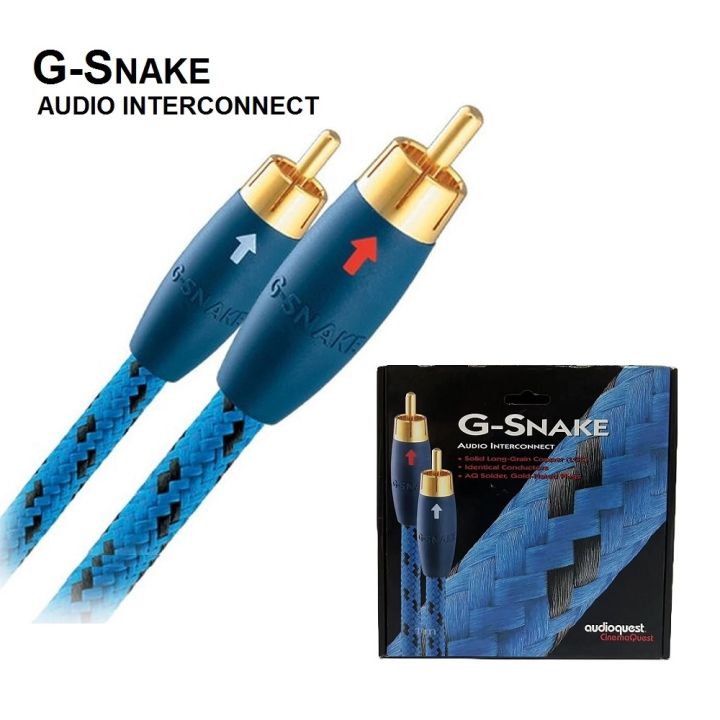 AudioQuest Gsnake RCA audio interconnect 1Meter High Performance Greatly Influences Sound