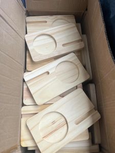 Personalized Wooden Phone and Mug Holder