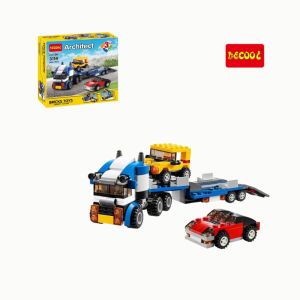 Bộ đồ chơi mô hình lắp ráp Xe vận chuyển 3in1 Decool