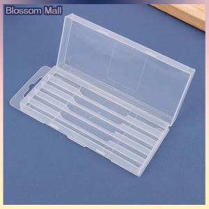 [Blossom] Plastic Twist Drill Empty Box Storage Box Toolbox Tool Accessories Woodworking Drill Bit 5 10 Hole Transparent Packaging Case