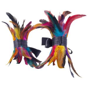 Adjustable Feather Anklets For Women Girls Halloween Costume Parties Punk Style Fuzzy Foot Accessories