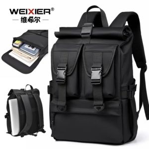 New Expandable Street Backpack Multiple Compartments. Great For Short Holiday. Black Colour Fit 15.6" Laptop