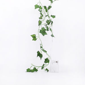 【On Sale】230cm Green Silk Artificial Hanging Ivy Leaf Garland Plants Vine Leaves with LED String Lights DIY for Home Wedding Party