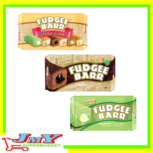 Jmy Fudgee Barr Combo Assorted Chocolate Macapuno Cream Filled Cake