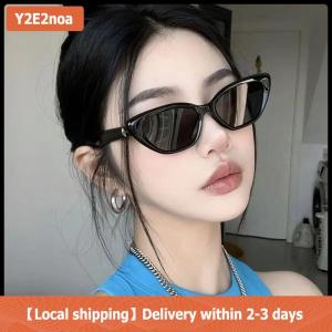 【Local shipping】 New Fashion Retro Small Oval Frame Macaron Pattern Tendy Sunglasses Women Men Vintage