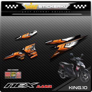 Sticker Striping Variasi Suzuki NEX Lama/Old - Stiker Striping Motor NEX Lama/Old. KS.10