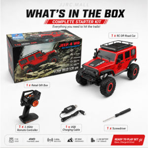 WLTOYS 1:10 4WD RC Off-road Vehicle With LED 2.4G RC Climbing Car High Speed Model Toy For Kids
