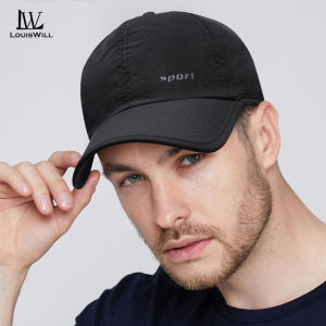 LouisWill Baseball Cap Men’s Summer Baseball Cap Outdoor Ultra-thin Sun Hat Breathable Baseball Cap Quick Dry Baseball Cap Fashion Sun Protection Hat Adjustable Hat Outdoor Sports Workout