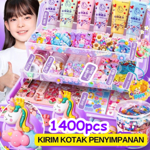 【COD】519pcs DIY Gantungan Kunci Akrilik Set Kartu Stiker Kartun Gukaaa Stiker Set DIY Keychain Set Lucu Mainan Anak Perempuan