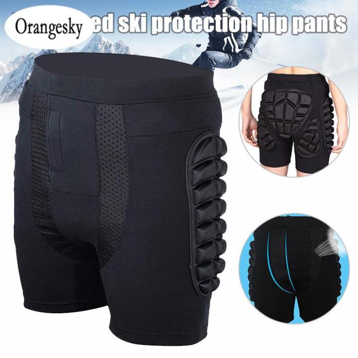  Protective Padded Compression Shorts for Snowboard, Skate,  Ski, Football, Basketball - Hip, Butt and Tailbone Padding (X-Small) :  Sports & Outdoors