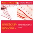 Pastry Sheet Oven Food Grade Liner Baking Tool Large Pizza Dough Non Stick Measure Pad Silicone Baking Mat. 