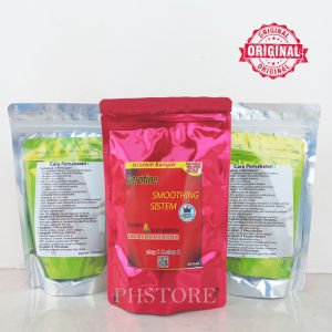 Keratine Smoothing System step 1&2 / Pelurus Rambut Permanen / Obat Smoothing / Obat Rebonding