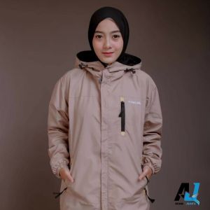 Jaket Tactical Pria Wanita Jacket Gunung bahan taslan Waterproof keren Outdoor Terbaru