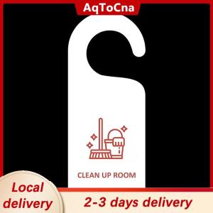 [COD] AqToCna Ship within 24 hours Do Not Disturb Door Sign Hanging Sign Shop Pendant Room Cleaning Double-sided Door Tags For Club Cafe Hotel