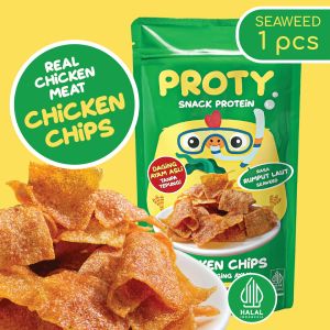 PROTY Keripik Daging Ayam ASLI TANPA TEPUNG ( Chicken Chips ) 18g