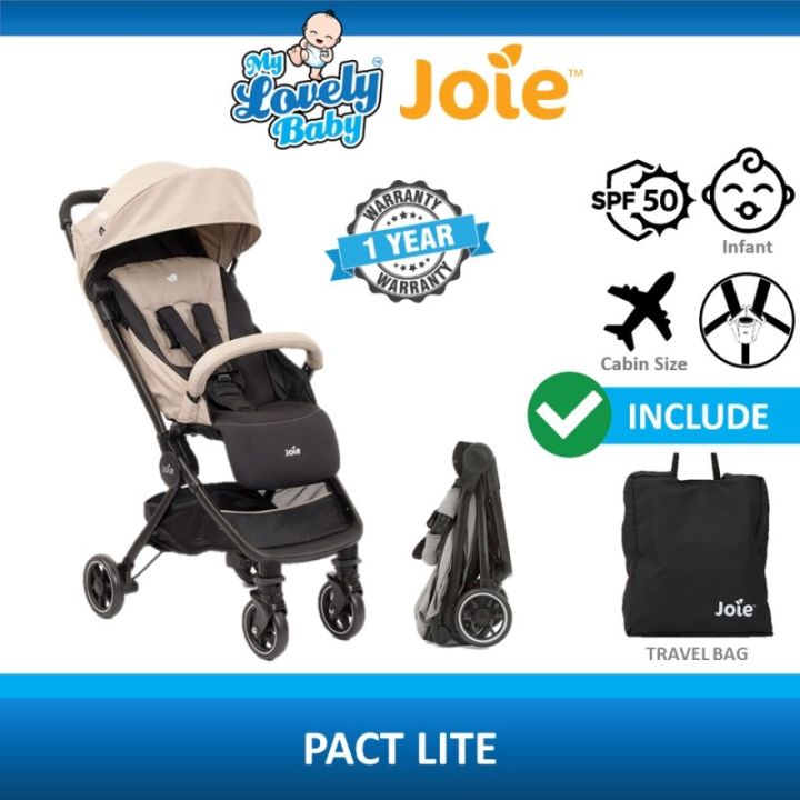 FREE SHIPPING Joie Pact Lite Cabin Lightweight Stroller My Lovely Baby 2 YEAR WARRANTY Lazada