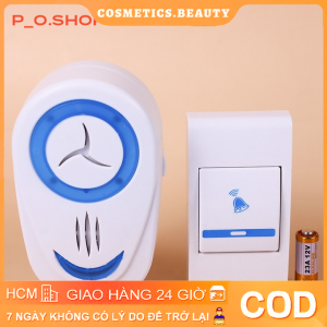 Chuông cửa không dây khoảng cách 100m xuyên tường chống nước tín hiệu cực nhạy