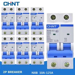 【Original+24hours delivery】 CHINT NXB-63 2P Miniature Circuit Breaker 16A/20A/25A/32A