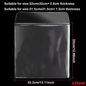 MYTHIS 7/10/12 inch Vinyl Records Sleeve Resealable Thickened LP Record Cover Vinyl Outer Sleeves Record