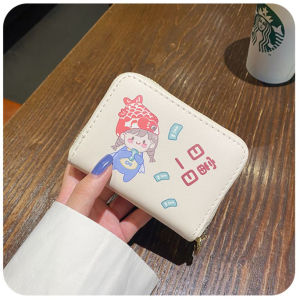 Ví Đựng Thẻ Nhiều Ngăn Ví Cầm Tay Khóa Kéo Hoạt Hình Bóp Đựng Thẻ Dễ Thương - BEYOU