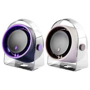 Cooling Fan Desktop Fan Convenient Small Desk Fan Digital Display Table Fan ABS Texture Suitable for Outdoor Camping