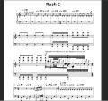 Kertas Musik Not Balok Partitur judul RUSH E Buku Latihan dengan instrument Piano Violin Cello. 