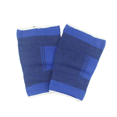 JBA 2Pcs Knee Support Breathable Elastic Polyester Cotton Knee Pad Sports Knee Protector for Football Basketball A Pair