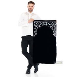 Sajadah Travel Traveling Dewasa Premium Motif Mihrab Jeansmoslem