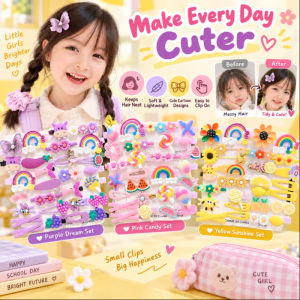 Cartoon Hair Clips Korean Princess Hair Accessories Cute Baby Hair Clips Toddler Girls Hair Barrettes Kids Hair Clips Non Slip Hairpins