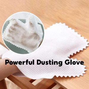 [SG Stock] Multipurpose Cleaning / Dusting Glove Rag for Kitchen Dishes Bathroom Glass Windows Etc