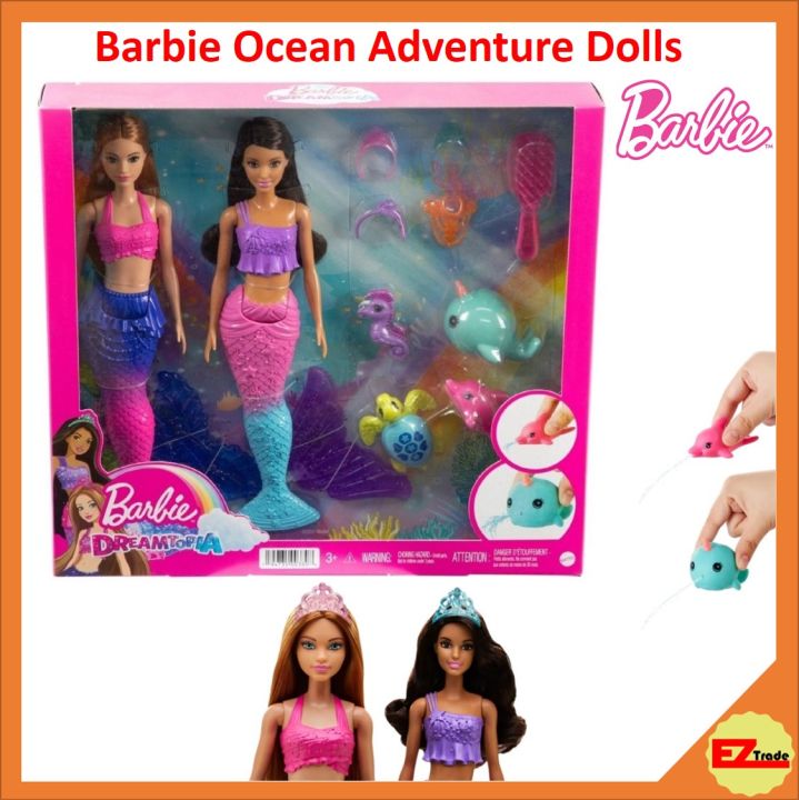 Mattel Barbie Ocean Adventure Dolls and Accessories HBW89 | Lazada