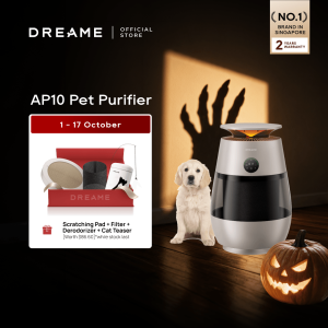[NEW] Dreame AP10 Air Purifier Fan｜5-Stage Air Filtration 360° Hair Collection Eco-Ambient Light & Smart App Control