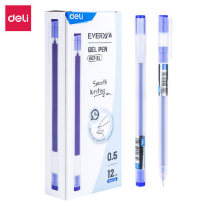 Deli Gel Pen / Pulpen Gel 0.5mm Isi 1 pcs Tinta Banyak ATK Kantor EG67