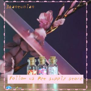 🎁【Special price】🎁Sha 5pcs มินิขวดแก้วขวดขวดยาน้ำหอมขวดขวดขวดต้องการจี้เสน่ห์