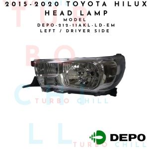 DEPO-212-11AK-LD-EM 2015-2020 TOYOTA HILUX HEAD LAMP UNIT ECE.ELEC