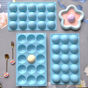 Fantic 3D Ball Round Half Sphere Silicone Mold For DIY Baking Pudding Mousse Chocolate Eco-Friendly Cake Mold Kitchen Accessories Tools